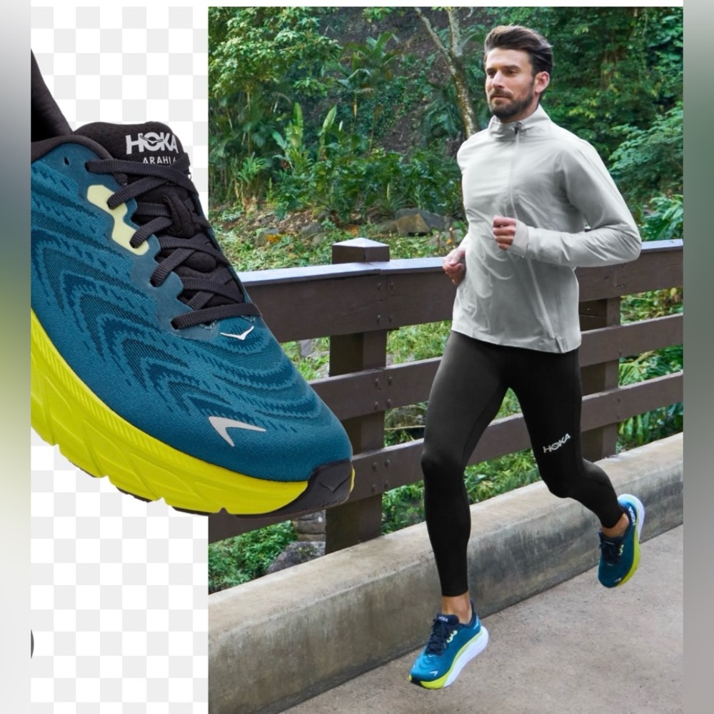 Hoka One One Arahi 6 blue graphite  men Size 10D  NEW